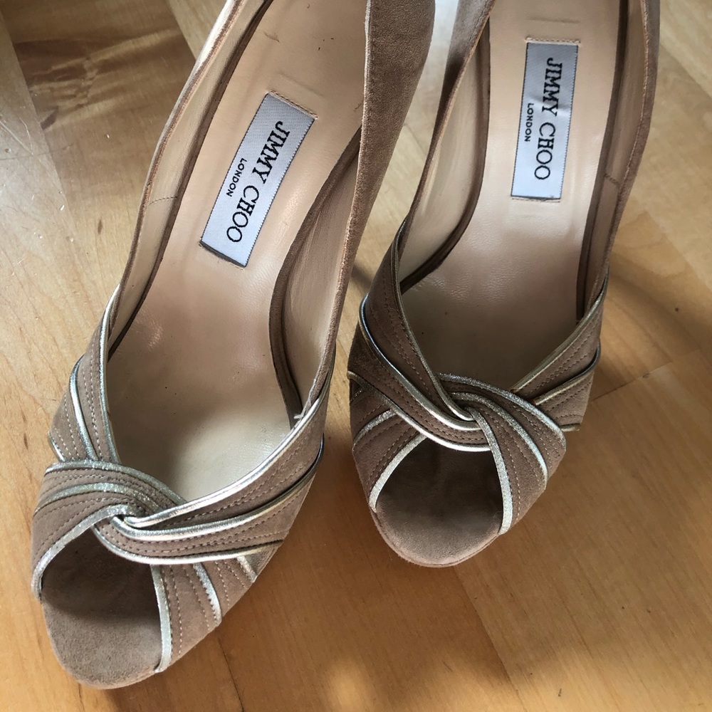 Jimmy Choo Suede Pump Stiletto 39 Made in Italy